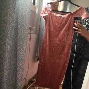 Salmon dress